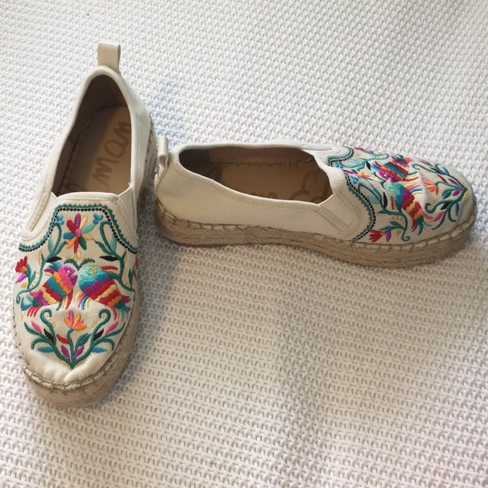 Sam Edelman Embroidered Espadrilles